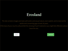 Tablet Screenshot of erosland.it